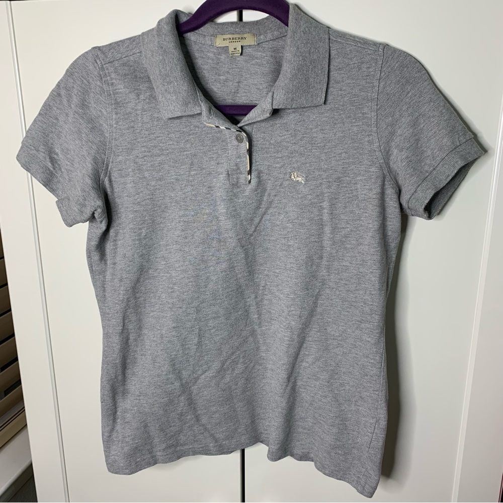 Women’s Burberry London Pique Polo Shirt
